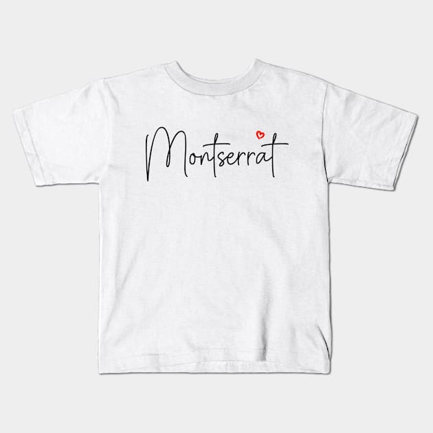 Montserrat Kids T-Shirt by MBNEWS